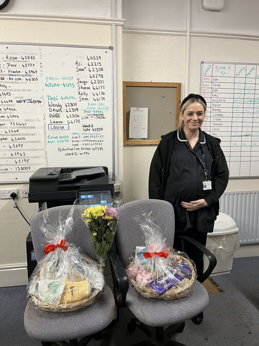 Today we say goodbye to one of our discharge coordinators Lizzie as she goes off on maternity! Take care Lizzie &amp; we can’t wait to meet baby Peters🤰🏼🤱🏼🩷 🩵 @elizabetxo