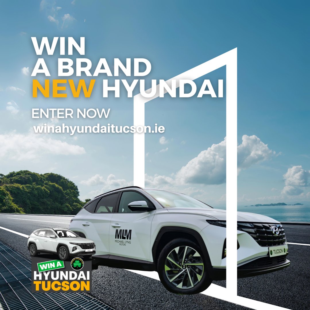 Fancy winning Ireland's best selling car? 🚗

We're giving you the chance to win a brand new Hyundai Tucson or a cash alternative of €35,000 🤩 To be in with a chance, simply buy a ticket for our <a href="/ConahyShamrocks/">Conahy Shamrocks</a> #WinAHyundaiTucson fundraiser here 🎫📲 winahyundaitucson.ie