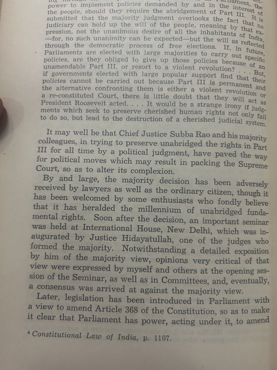 Justice Subba Rao For 2 weeks now we've brought you the story of Kesavananda Bharati vs ...