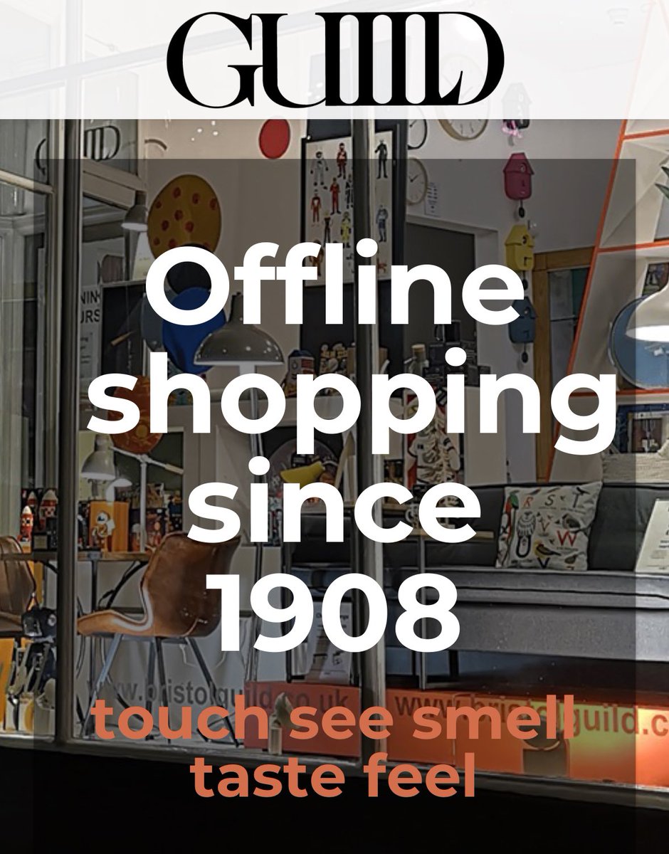 Dan_Martin's tweet photo. I searched online for @BristolGuild - an independent high street department store in Bristol.
This is the website. I love it!
Shop local this Christmas ๐๏ธ
#shoplocal #supportsmallbusiness #shopsmall #shopsmallbusiness #supportthehighstreet #Bristol https://t.co/jMnSOQQNaj