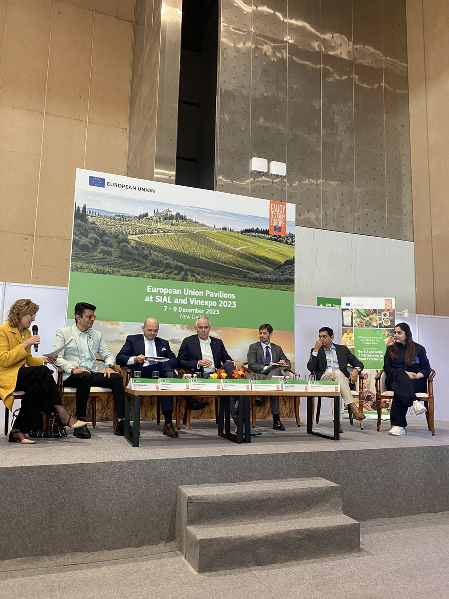 EU_in_India's tweet photo. @morethanfoodind @EU_Commission @EUCouncil @sialindia Agro trade’s huge potential, is ready to be tapped!🇪🇺🇮🇳 businesses came together to explore &amp; identify business opportunities at #SIAL. 

Alexander Anton, @EDA_Dairy, "Trade has flourished manifold, I believe EU &amp; India can grow as key partners to fill the gap in the market." https://t.co/lDxsVHmcGb
