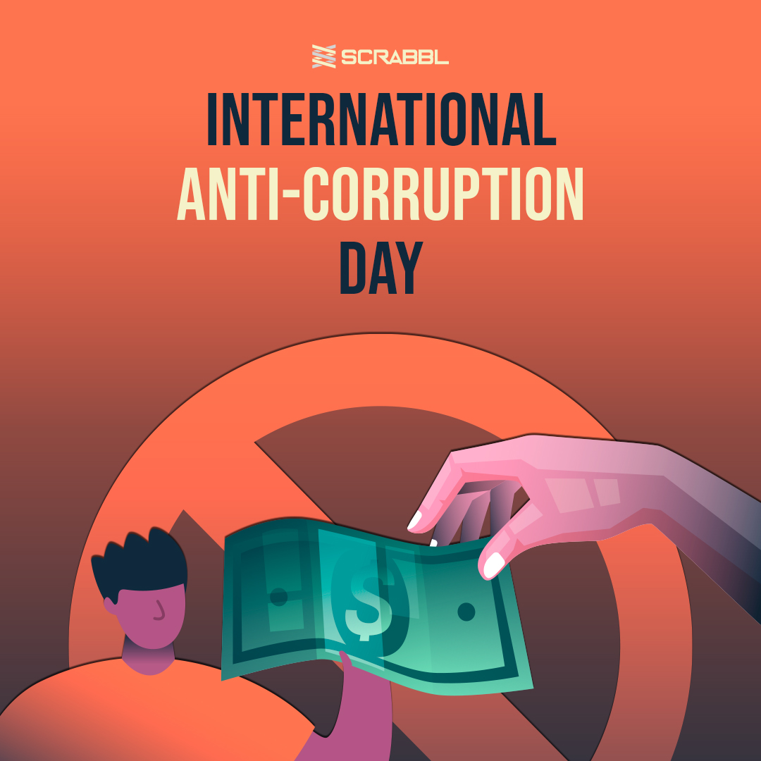 ScrabbIit's tweet photo. On #AntiCorruptionDay, let's stand against corruption, promote transparency, and uphold ethical values for a fair and just society. Together, we can combat corruption. 🛡️✊ #corruptionfreeworld #anticorruption #endcorruption #CORRUPTION https://t.co/Se2CwgPsBw