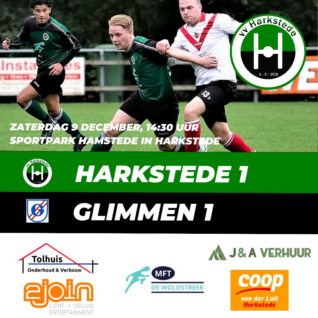 Thuis tegen de koploper. Laat zien wat je kan, mannen!