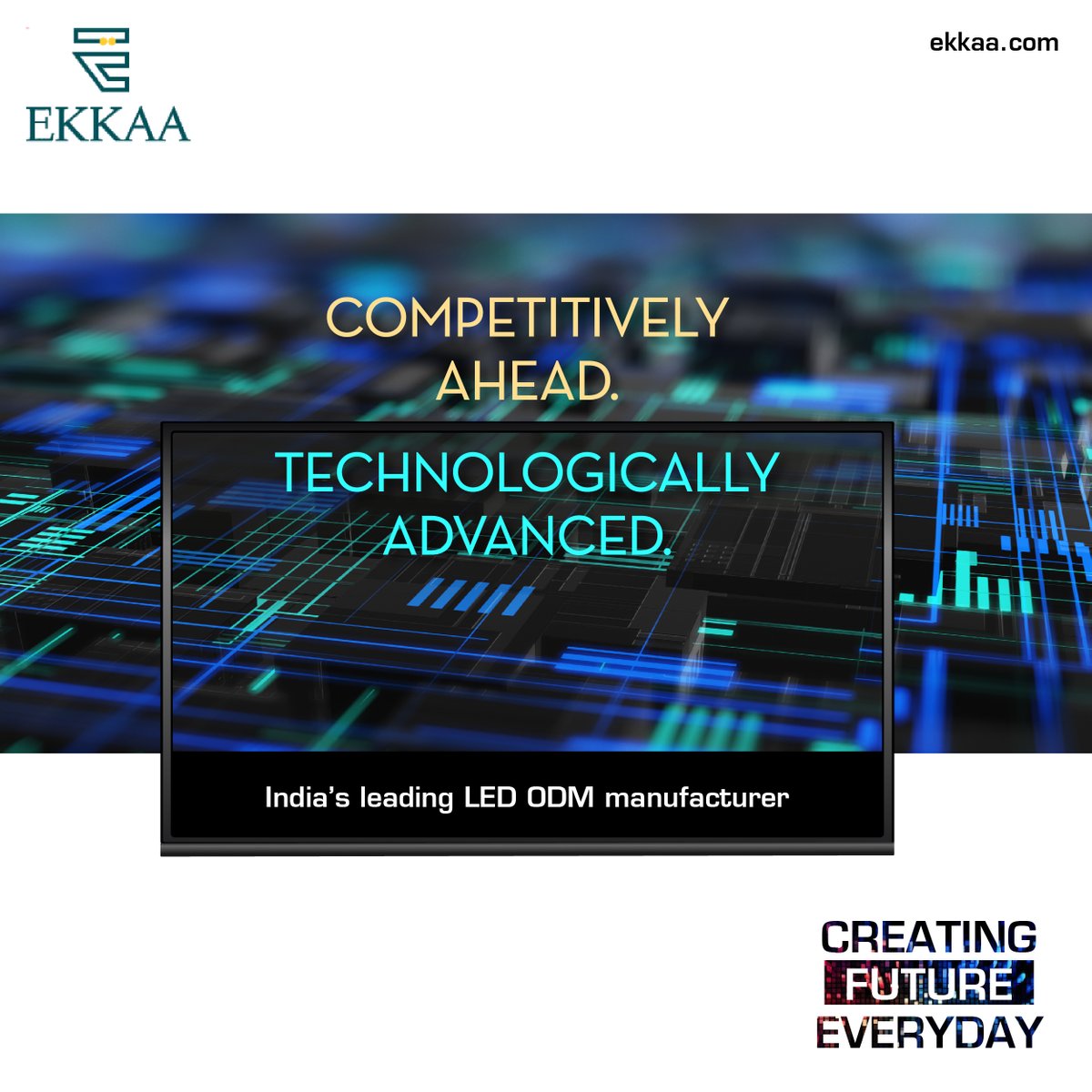 ekkaaofficial's tweet photo. Step into the future with ππ€π€ππ, India's premier LED ODM manufacturer. Immerse yourself in innovation as we redefine the #LEDTV industry, setting new standards and showcasing our commitment to cutting-edge technology.
#Ekkaa #CreatingFutureEveryday #ManufacturingIndustry https://t.co/J6J5ut5bP0