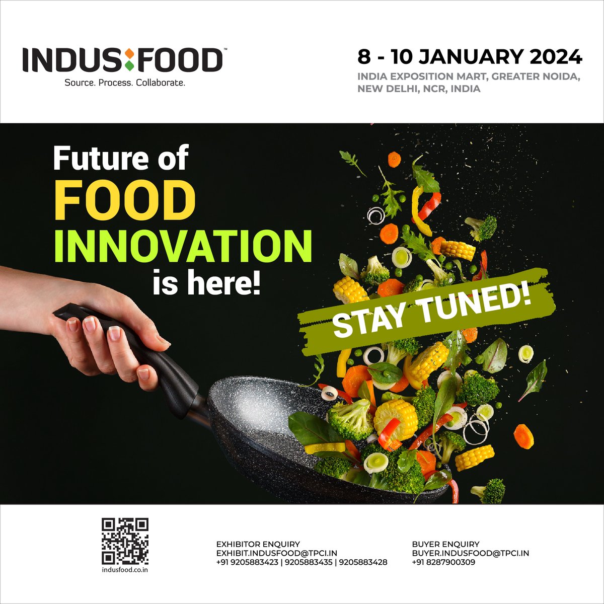 indusfoodshow's tweet photo. Brace yourself for an exciting and trailblazing launch at #Indusfood 2024… Stay Tuned!!
The big reveal is just around the corner on December 9 – don't miss out on the excitement!
@TPCI_ @IBTInsights @indusfoodtech
#food #IIZ #comingsoon #indusfood2024 https://t.co/lniljgFAjW