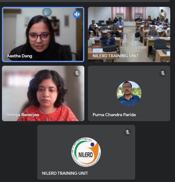 3ieNews's tweet photo. 3ie's @AasthaDang &amp; Shreya Banerjee conducted a training session at @NILERD_India on qualitative evaluation methods for government officials and program implementers from across 27 countries in Asia, Africa &amp; South America as part of the @ITECnetwork program of @MEAIndia. https://t.co/ZAG08SJuyx