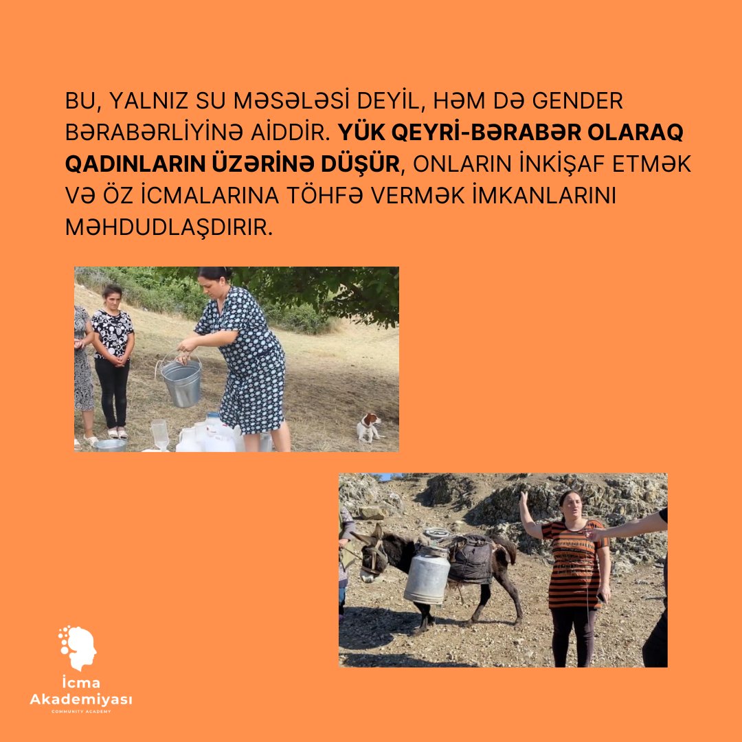 article54PU's tweet photo. 💬Gender-əsaslı zorakılığın yayılmış formalarından biri iqtisadi zorakılıqdır.

💧Yeni paylaşımımızda gender-əsaslı zorakılığın bu aspektindən su qıtlığı üzərində danışırıq.

👩🏻İqtisadi çətinliklər ən çox həssas təbəqələrdə, həmçinin, qadın və qızlarda özünü ifadə edir. https://t.co/AvmKwH2LBS