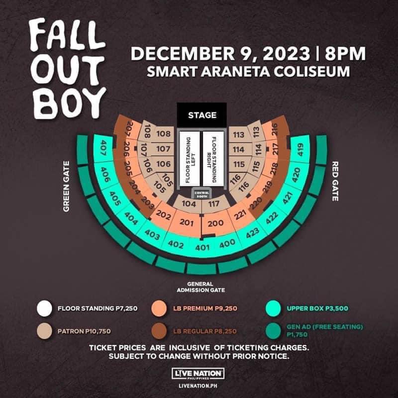 LouTheFourth's tweet photo. WTS/LFB:

First comment first serve!!

Fall Out Boy In Manila
Smart Araneta Coliseum
December 9, 2023

GEN AD TICKET (1 PC)
2,200 (negotiable)
MOP: Gcash/Meetup (Down Payment Required)

Rfs: Schedule Conflict 🥲

#FallOutBoyinManila 
#FallOutBoy
#FOB https://t.co/89n0pL34Sy