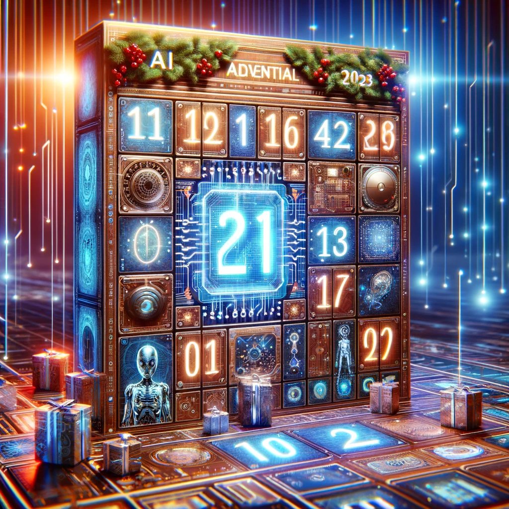 ppiova's tweet photo. 🌟 AI Advent Calendar 2023's first week is a success! 🎉 Explore articles, ideas, code, and videos in English (https://t.co/jMgcrrDc0P) and Spanish (https://t.co/dNZSVMyAst).
Join us and contribute your AI insights! 📚💡🖥️🎥🚀🧠
#adventai #aicommunity #artificialintelligence #mvpbuzz