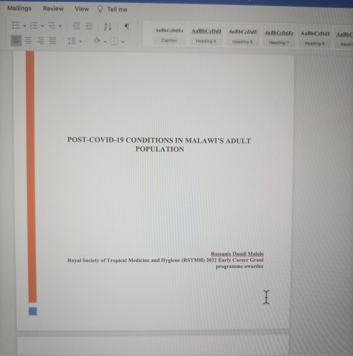 This close 👌 to finish this work 💃
Found the answer to the question I and many others had...research is 🔥 thanks to <a href="/RSTMH/">Royal Society of Tropical Medicine and Hygiene</a> <a href="/savekumwenda/">Save</a>
