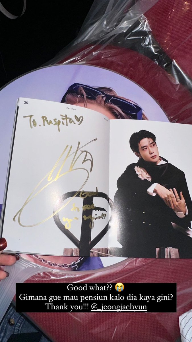 puspitaharjono's tweet image. OMG HE WHAT?
GOOD WHAT? 😭

#JAEHYUN #Fact_Check #fansign