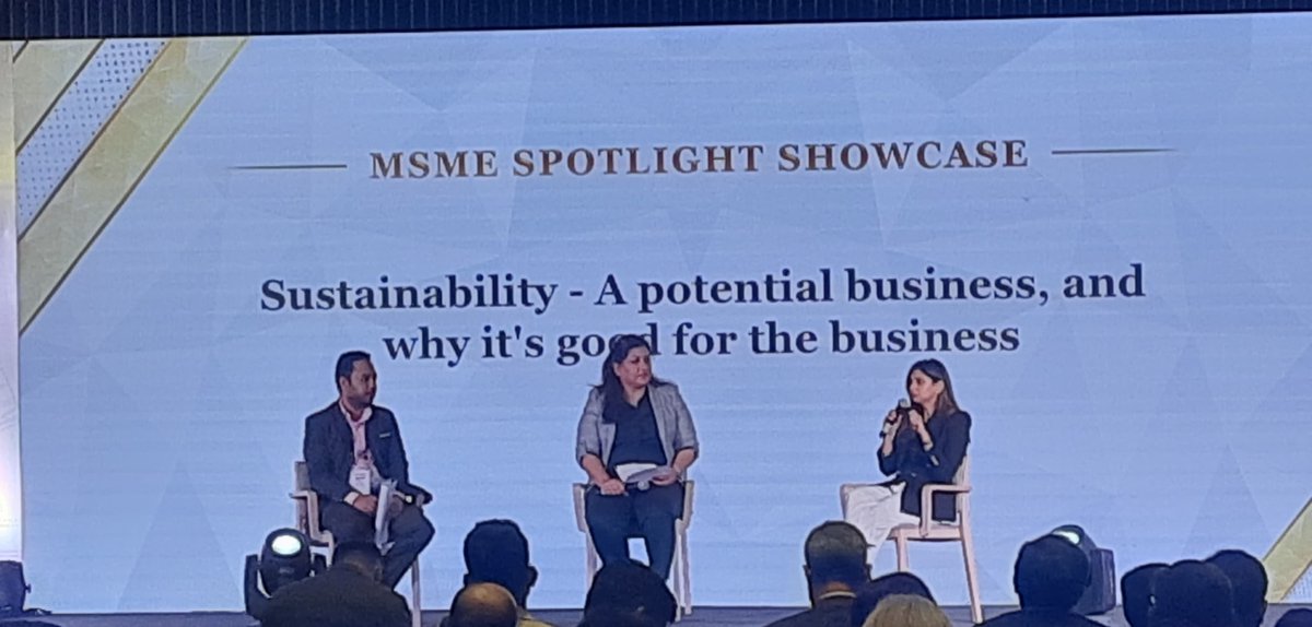 ET_RISE's tweet photo. We need building management system to run commercial real estate: @BharadwajGarima, co-founder, @Enlite_Official at #ETMSMEAwards https://t.co/6ZnOlrOcA4