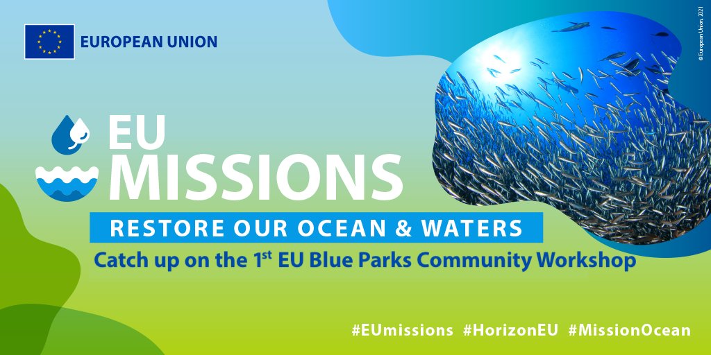 Over 100 participants attended the first #EUBlueParks Community workshop 👏.

In case you missed it – you can catch up on the recording of the workshop 👉 tinyurl.com/js4h7btz?utm_s…

Learn more & join the community 👉tinyurl.com/mu6hv4m2

#MissionOcean