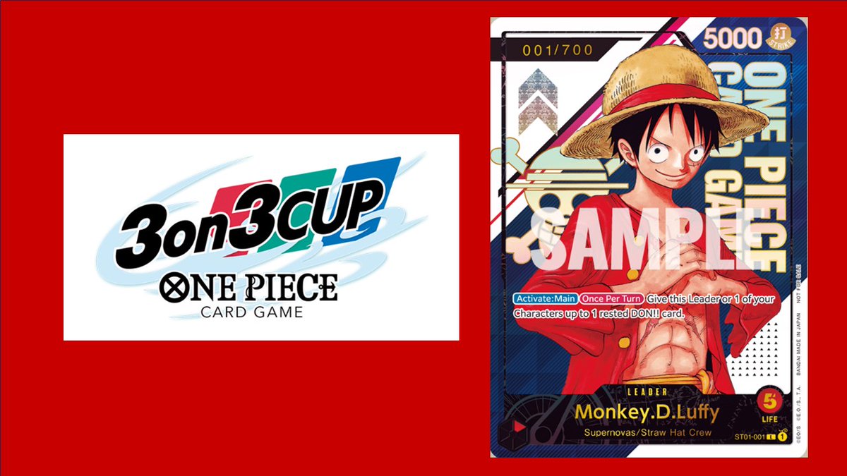 Official One Piece Card Game English Version on X: [ NEWS for One