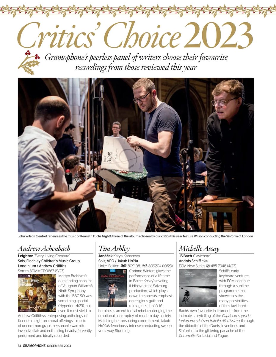 A rather lovely Christmas present from <a href="/GramophoneMag/">Gramophone</a>! 

Thrilled that the wonderful work of <a href="/Londinium_/">Londinium</a>, <a href="/fcmgchoir/">Finchley Children's Music Group</a>, <a href="/rebeccajlea/">Rebecca Lea</a> &amp; <a href="/NickPritch89/">Nick Pritchard</a> has been recognised in this way. Thanks to <a href="/SOMMRecordings/">SOMM RECORDINGS</a>, <a href="/PeacockAdrian/">Adrian Peacock</a>, <a href="/DHinitt/">David Hinitt</a> et al.