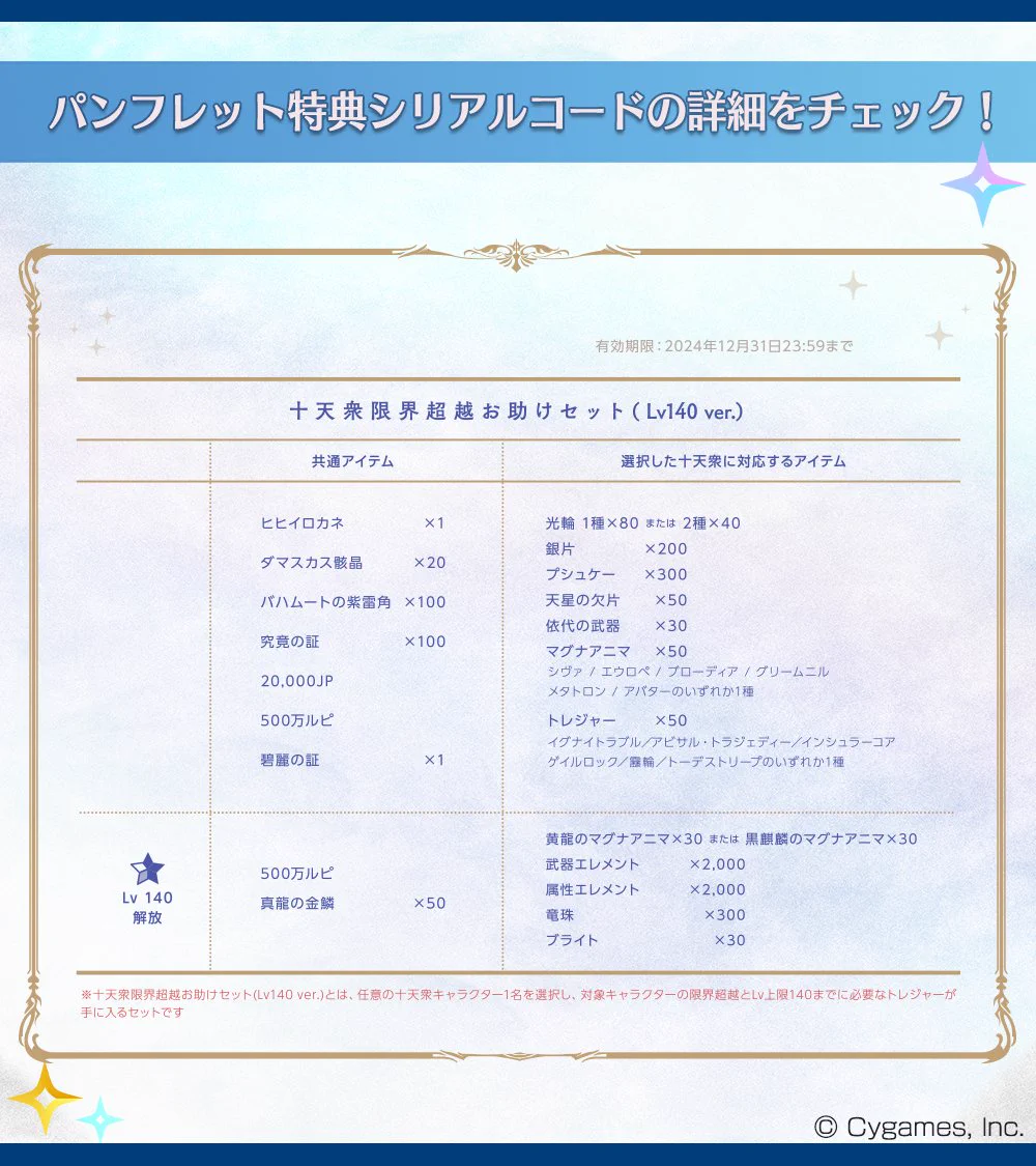 グラブル 十天衆限界超越クリアファイル 10種セット 新品未使用品 グランブルーファンタジー on X: 