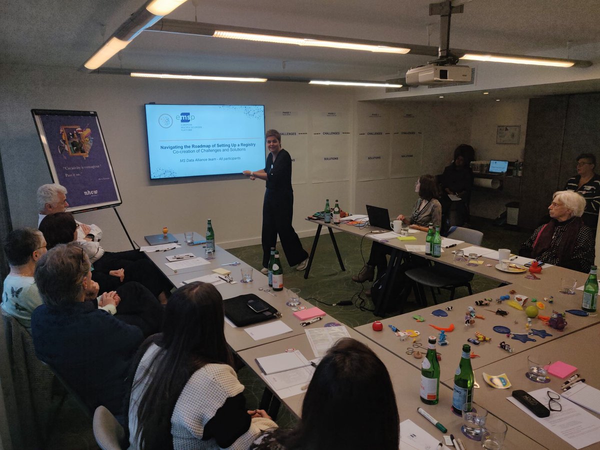 MSDA <a href="/msdataalliance/">MS Data Alliance</a> and EMSP now leading on a lively workshop with MS societies from Western Europe on setting up #MS #registries to ensure updated and relevant #data is available for improved care and advocacy and informed #decisionmaking.
#DataSavesLives #MultipleSclerosis