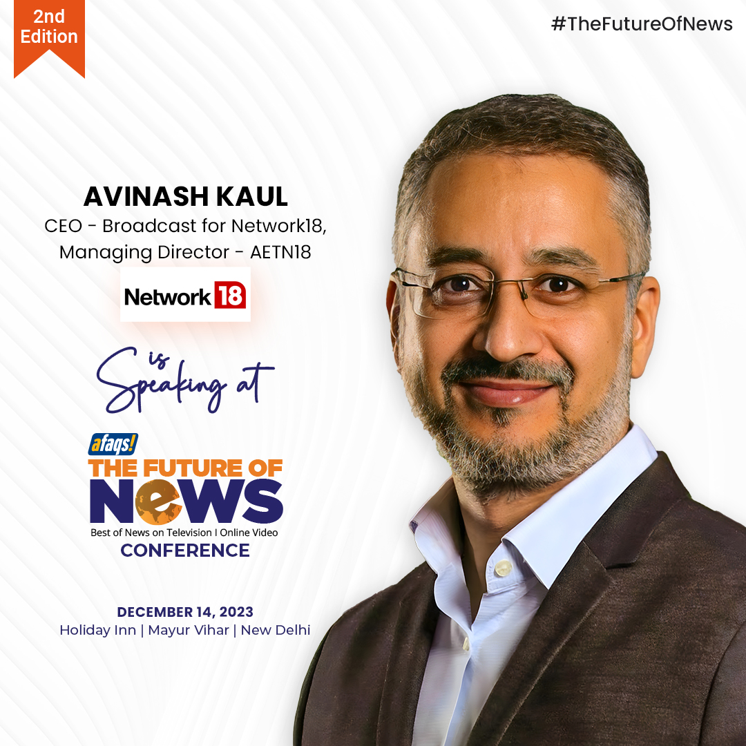 #TheFutureOfNews: We are delighted to have @avikaul from @Network18Group as one of our speakers. Thank you for joining us! Look forward to insightful conversations. ENTER NOW:  📅 : December 14, 2023 📍 : Delhi For sponsorship, contact Nikhil Jhunjhunwala at