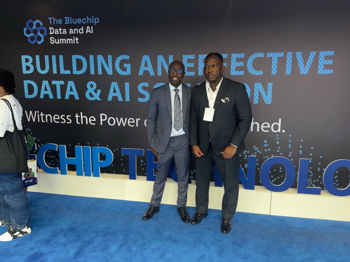 Building an effective data & AI movement with ⁦@KazTewogbade⁩ & his team at ⁦@BluechipTechNG⁩. Amazing time because data & AI changing the landscape! #BluechipDataandAISummit #ConnectToProsperDataandAI #Lagos #Nigeria #Africa #DataLeaders