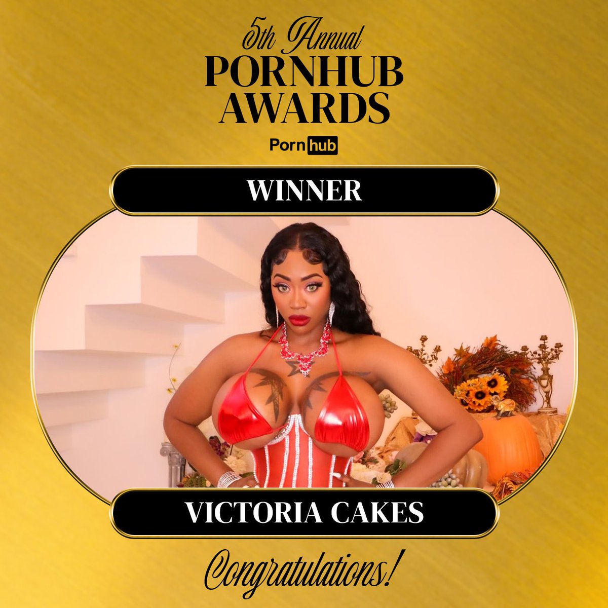 🥳 WINNER ! <a href="/Pornhub/">Pornhub</a> BBW STAR 💫
“My PERFORMANCE IS ENORMOUS “🥇
Thank you to all my lovely fans who supports me and voted for Me 🔥🎂

I’m proud to be awarded plus-size ⭐️ embracing body confidence &amp; celebrating all my curves ❤️