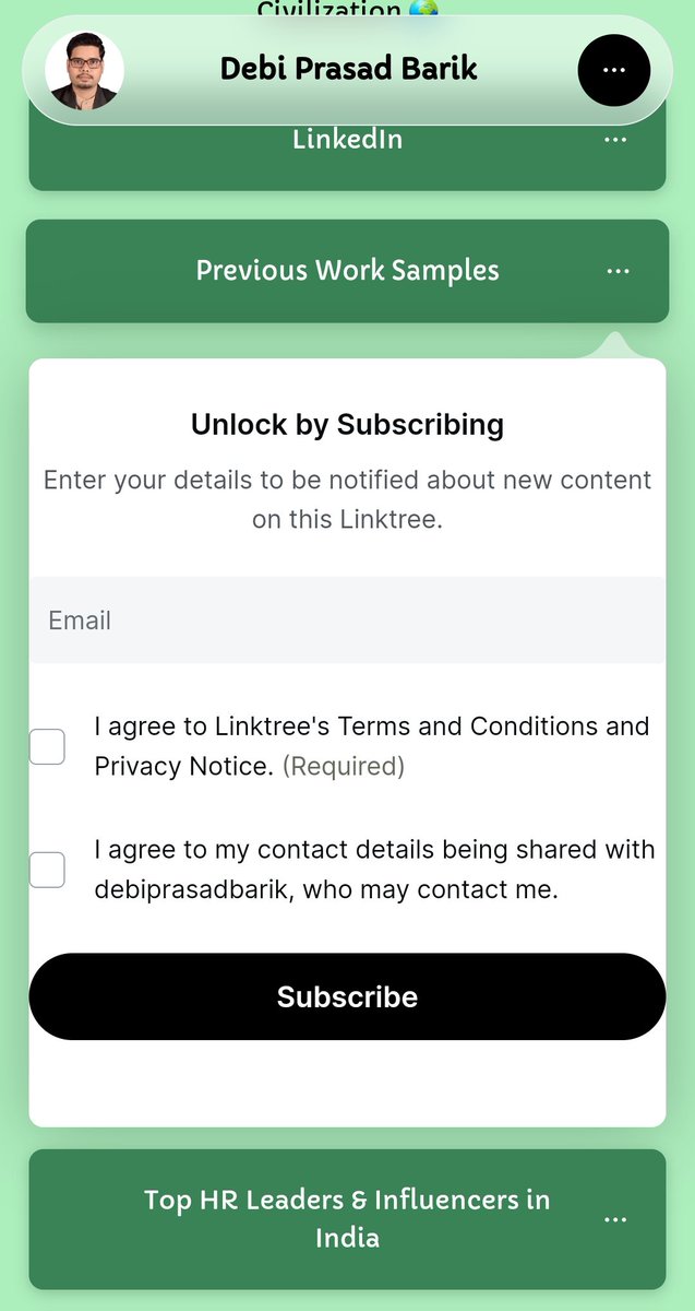 DebiPr_Barik's tweet image. @Linktree_ Hi Team can you please check on this feature. Seems like the the following action is not working. How the viewers are going to access the attached data?
#bugreport #testingsoftware #uiuxdesign