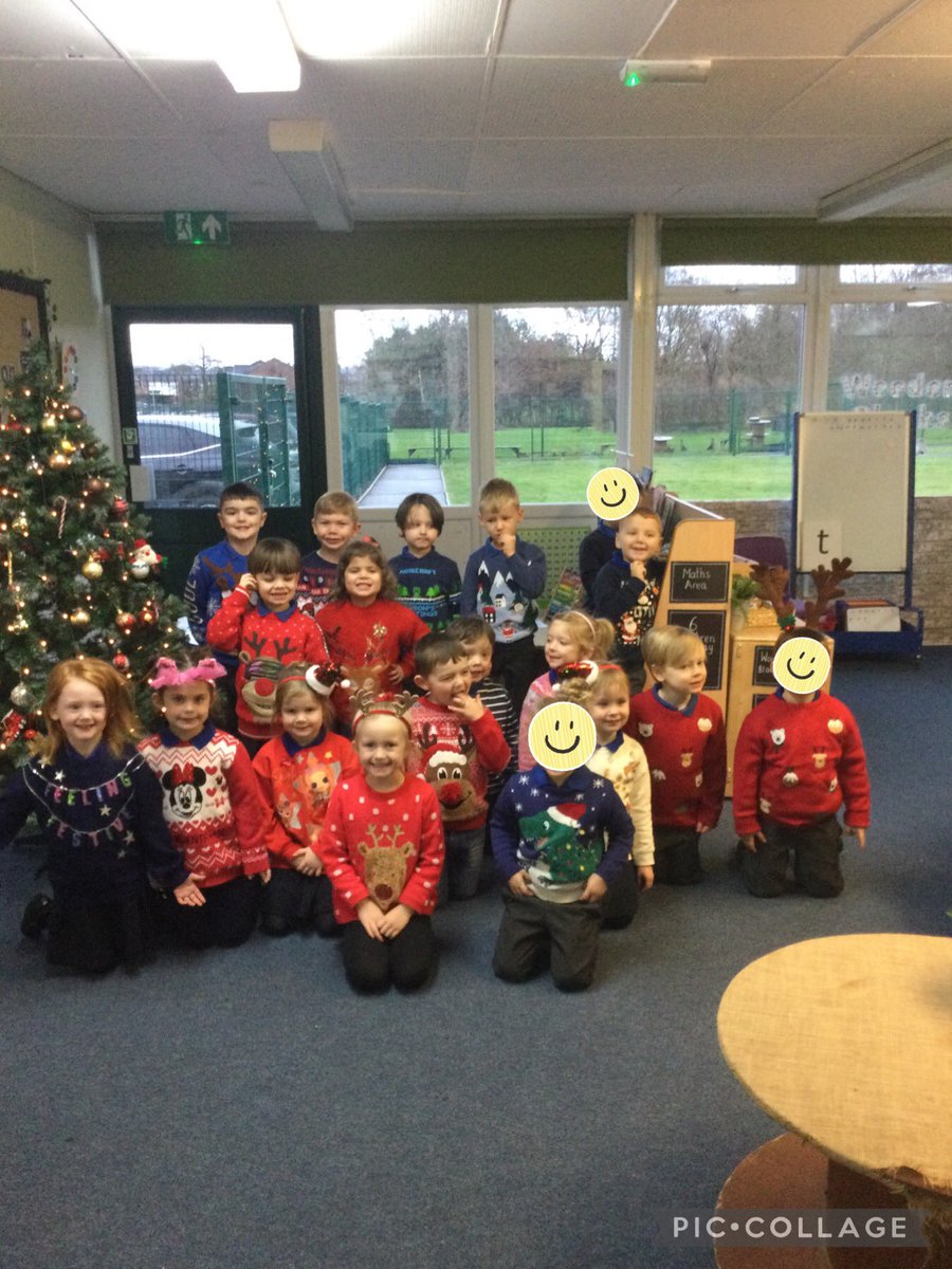 MissKadirSTM's tweet photo. Happy Christmas Jumper and Dinner Day🎅🏼☃️🎁. We had lots of fun showing off our jumpers, pulling our Christmas crackers and listening to some Christmas music🕺🏼💃🏽 Thank you to @mellorscatering for our tasty lunch🎄🍽
#LearnLoveLive
#EYFS
#ChristmasJumperDay2023 https://t.co/vKteDK8BcL