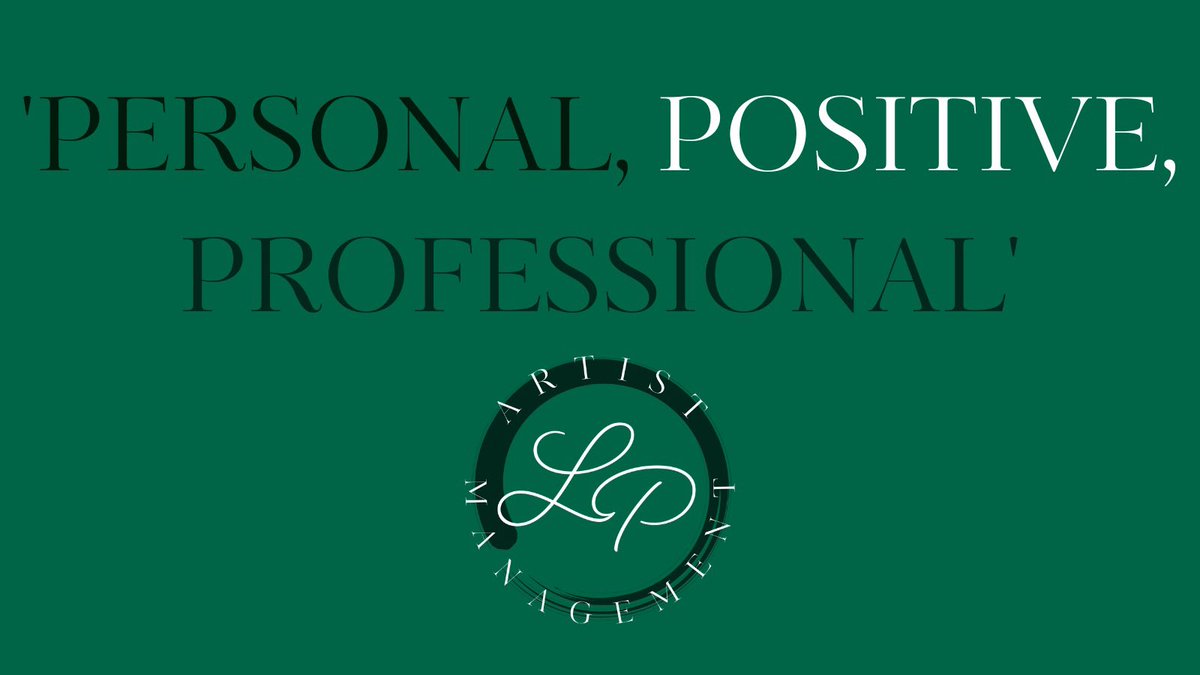 LPArtists's tweet photo. Whenever we have a difficult day we go back to our principles ☺️

Strongly holding on to what makes @LPArtists our own is vital in such a tough industry 🎭 

‘PERSONAL, POSITIVE, PROFESSIONAL’ 💚 https://t.co/4SIEO25EIO