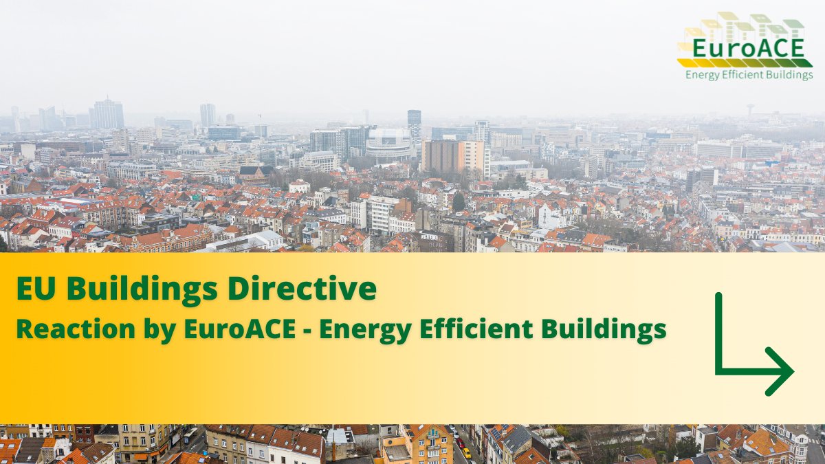 Efficient_Bldgs's tweet photo. We have a deal on the EU #BuildingsDirective!
This agreement is a positive signal for the #efficientbuildings industry in Europe.
The political agreement found on the EPBD is a balanced compromise.
Read our reaction 👇
https://t.co/1cS8Cp8idk https://t.co/54d3xxxK5L