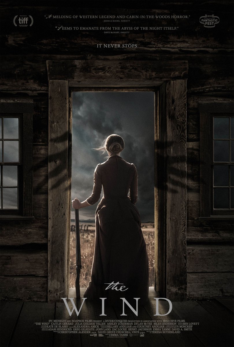 AmberLily's tweet photo. If you've never seen it, The Wind (2018) is worth a look-see. Incredibly creepy atmosphere &amp; it's not everyday you get a horror western. (Streaming for free on Tubi.) https://t.co/H1rc3hClcZ