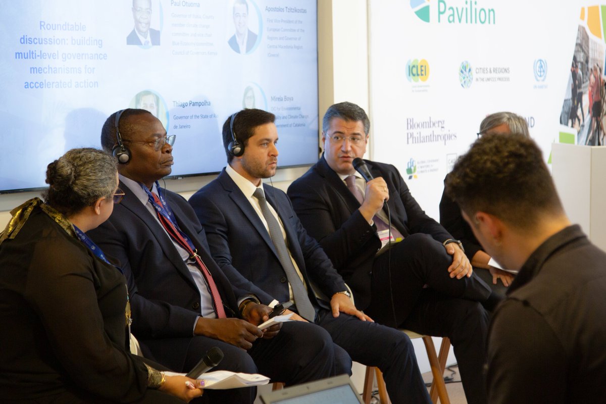 IISD_ENB's tweet photo. The #COP28 side event "Subnational government leadership in driving National Adaptation Plans (#NAPs) and Nationally Determined Contributions (#NDCs) implementation" showcased local, regional, and state efforts to support #climate adaption efforts

Read ➡️ https://t.co/kMbrnXCdP3 https://t.co/QgMdbAtAi8