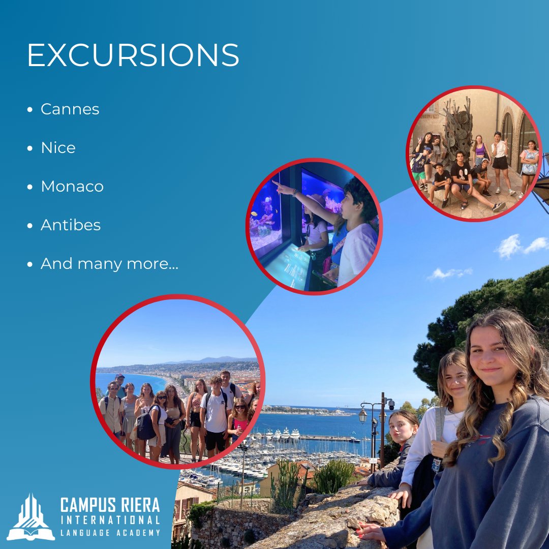 campusrieraac's tweet photo. Campus International Riera takes their international students to different excursions in the French Riviera's greatest cities such as Cannes, Nice, Antibes, Monaco and many more...
Discover the region's museums, historical spots and activities.
Find out more at cir@cir.tf https://t.co/W95cI8T6NA