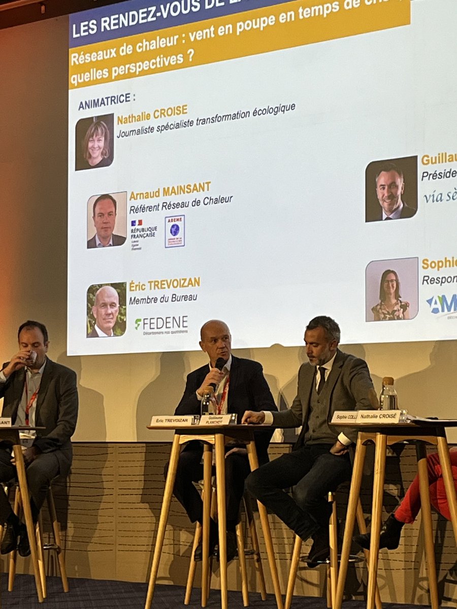 Prise de parole d’Éric Trevoizan ⁦<a href="/_FEDENE_/">FEDENE</a>⁩  : les réseaux de chaleur sont un formidable gisement de création d’emplois avec près de 26000 postes dans les 10 prochaines années