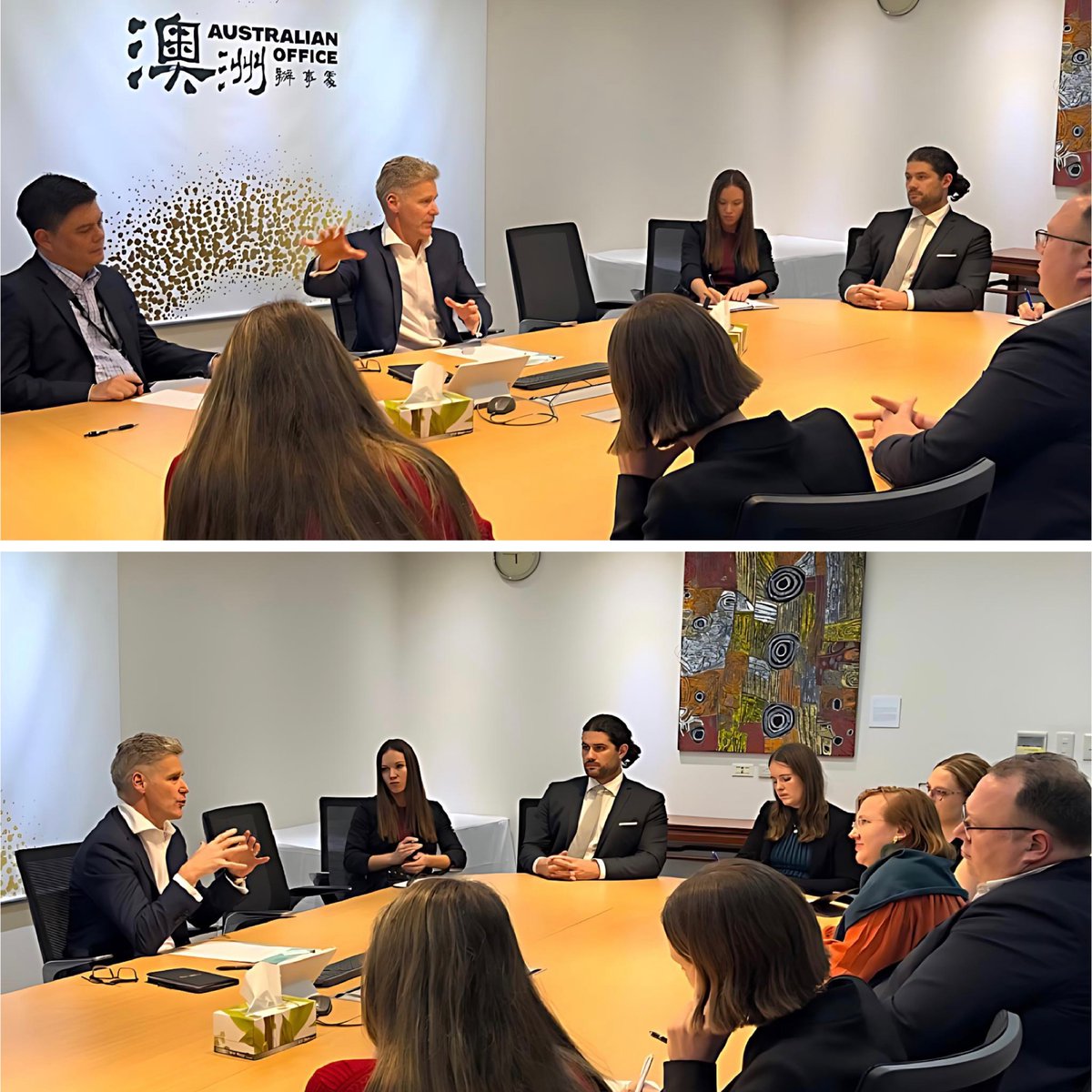 Think tanks play a vital role in our #democracies. It was great to exchange views with @AIIANational future leaders on their Next Gen study tour in Taipei this week. We’re building stronger people to people links with Taiwan.