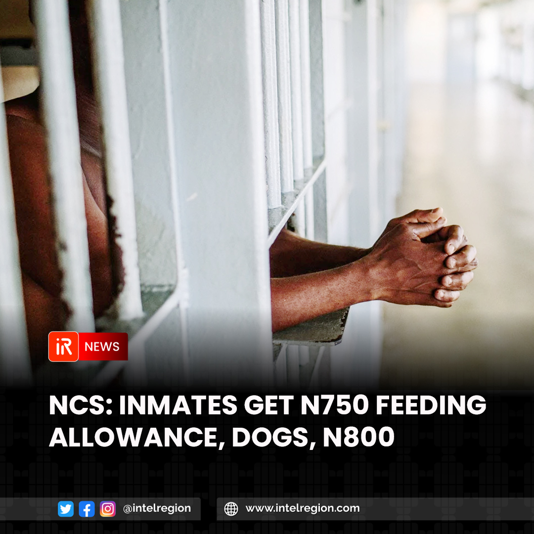 IntelRegion's tweet photo. • The Nigeria Correctional Service (NCS) has revealed that it spends more money on feeding dogs than on inmates. 

• The Controller General of the NCS, Haliru Nababa, disclosed that while inmates are fed with N750 daily, security dogs receive an N800 daily feeding allowance. 

• Nababa has requested a review of the feeding allowance for inmates, seeking an increase from N750 to N3,000 per day. 

• The Joint National Assembly Committee on Interior expressed concern about the amount spent on feeding inmates, particularly those awaiting trial, and questioned the budget allocation for correctional facilities.
