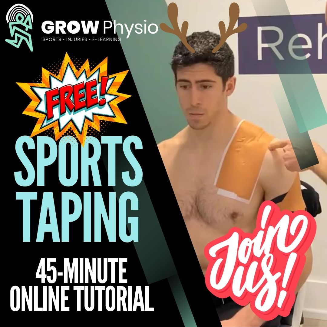 GrowPhysio's tweet image. FREE Strapping Techniques for Injury Prevention &amp;amp; Support Practical Webinar 🙋‍♀️

Final CPD of 2024... ideal opportunity to improve your taping skillset💥

Register here 👉 buytickets.at/growphysio/107… 

Guaranteed to up your gift wrapping game too! 🎀

Merry Xmas from Grow Physio! 🎅