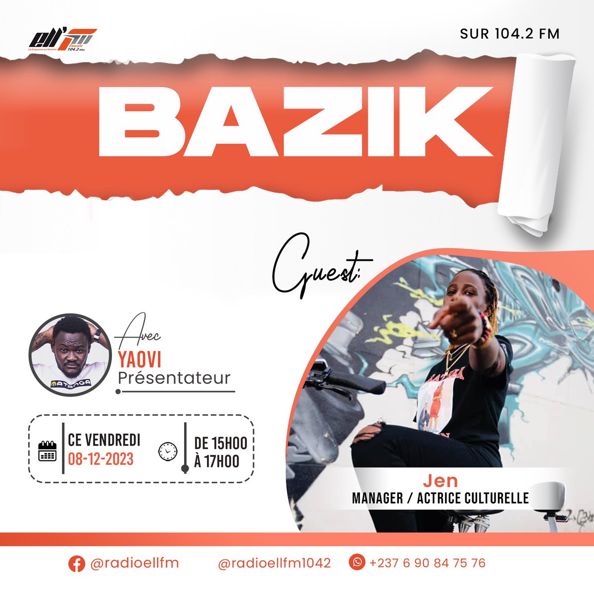 MAP237's tweet photo. Tout à l'heure nous serons en radio avec @jacques_gaetanM , @lovesongjen , @care_kem et @TorchCityMusic pour la célèbre émission #Bazik avec @Yaovi_Gunshot 
Vous vous demandez encore ce qu'on vous réserve ce 23 décembre ? C'est le moment d'en savoir plus sur la 104.2 FM 🤞🏼❤ https://t.co/WXArKYguAP