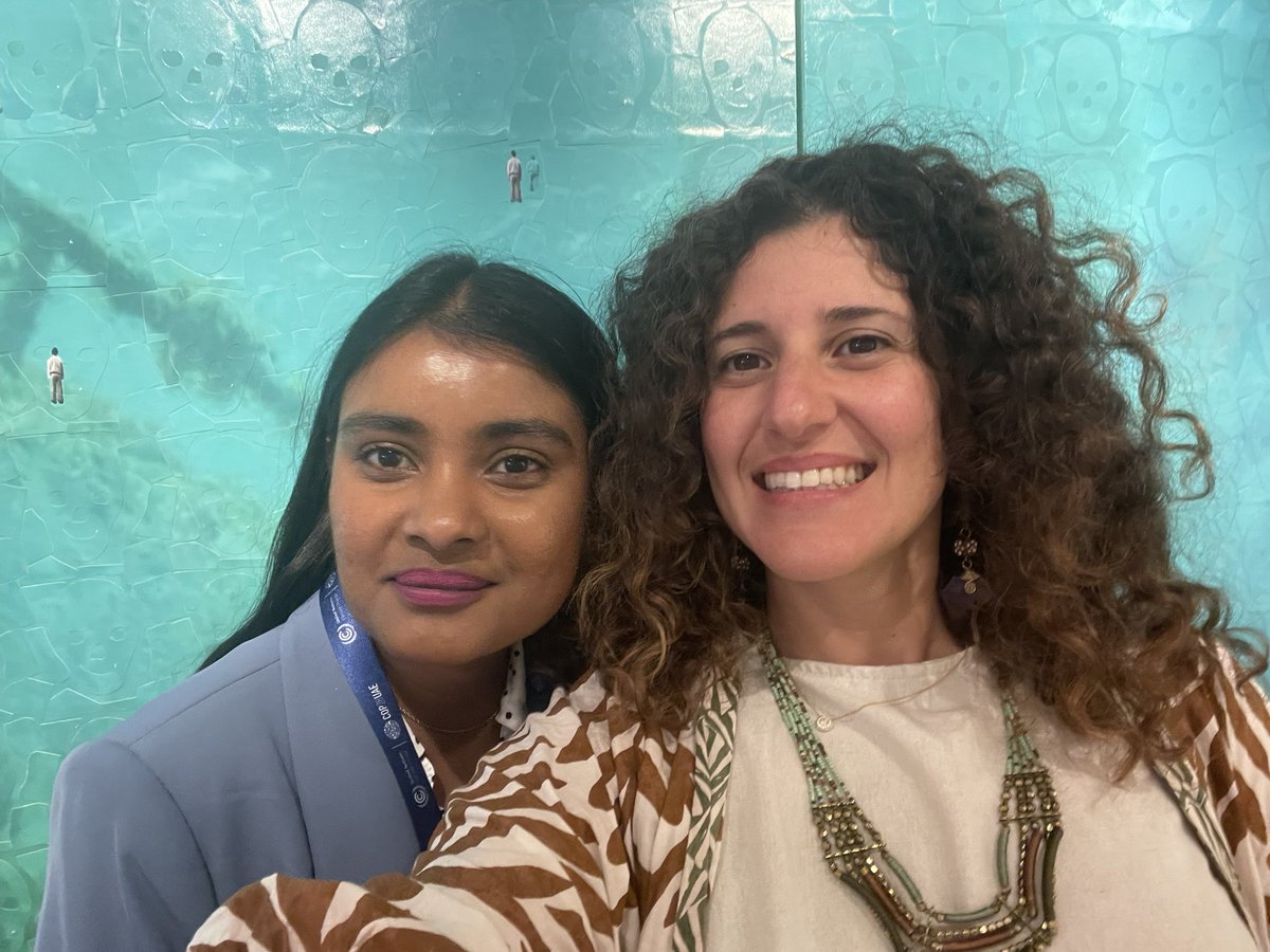 We’re here for the planet <a href="/noorafiraq/">noora firaq</a> at the panel by <a href="/SheClimate/">SHE Changes Climate</a> partners with <a href="/sovereignnature/">Sovereign Nature Initiative</a> #COP28