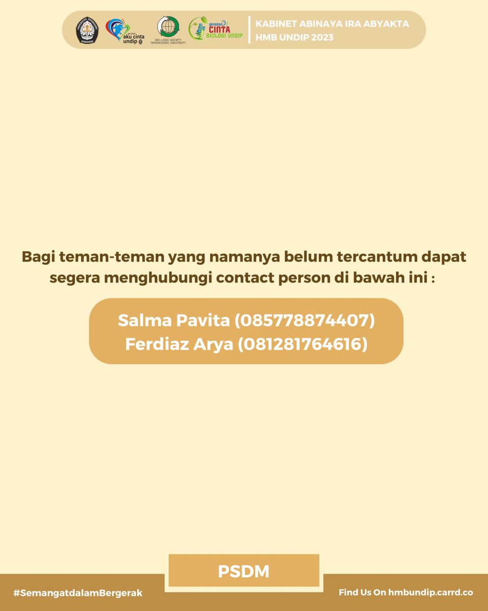 HMB UNDIP tweet media
