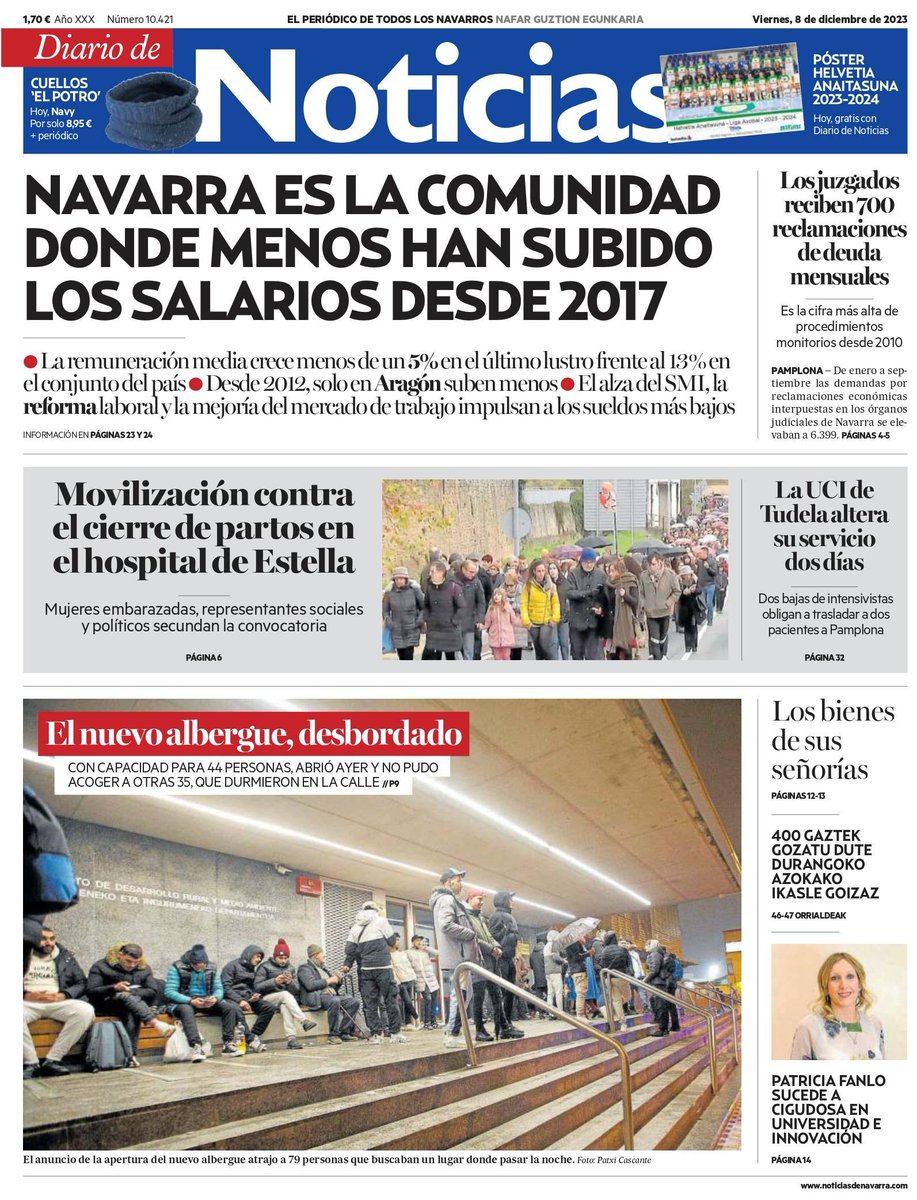 Buenos días/Egunon.
Las portadas de hoy en la prensa navarra.
<a href="/montxoag/">montxo a.g.</a> para <a href="/DiariodeNavarra/">Diario de Navarra</a> y <a href="/PatxiCascante/">Patxi Cascante</a> en <a href="/NoticiasNavarra/">Diario de Noticias</a>