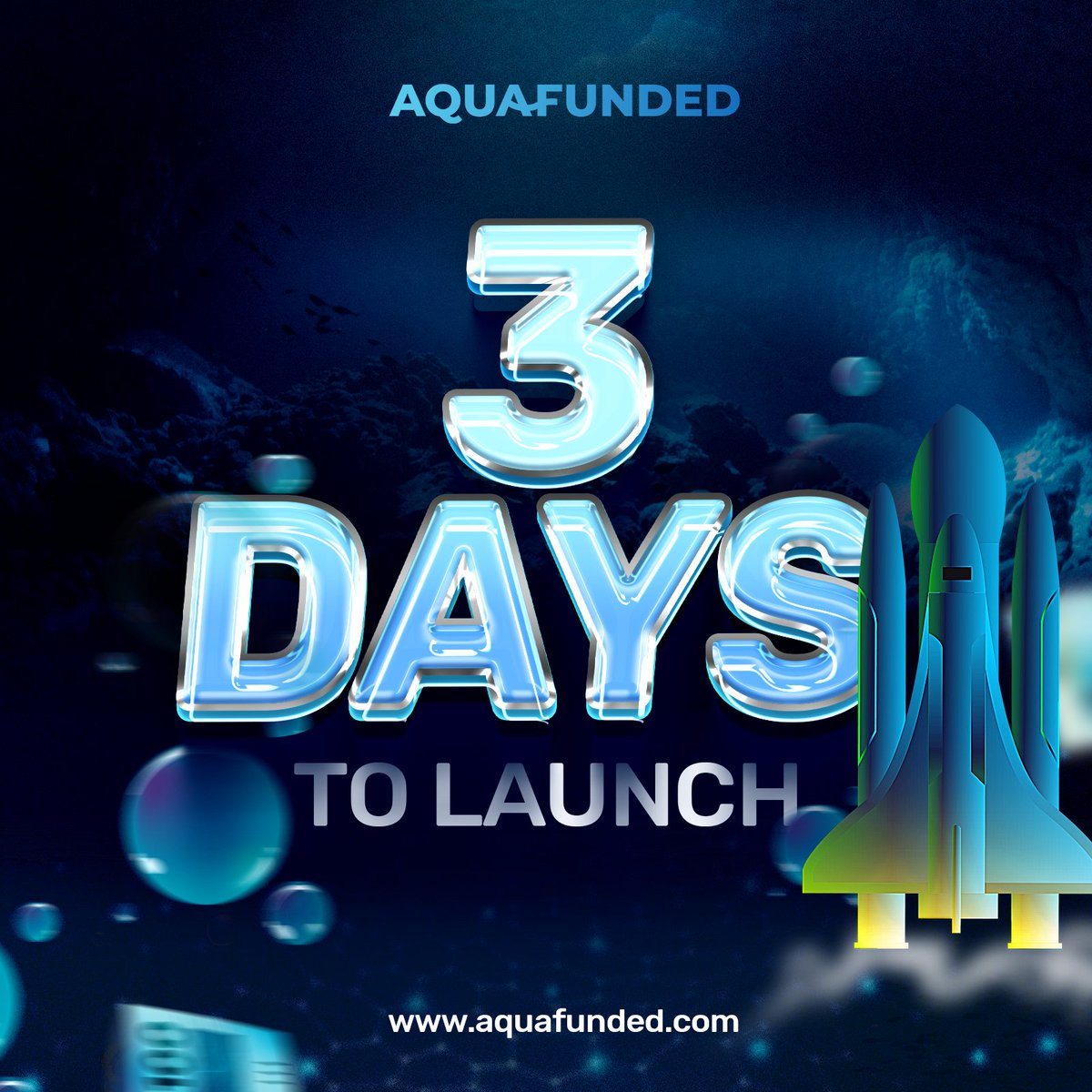 AquaFunded's tweet photo. 🌊 3x$10k GIVEAWAY 🌊

ONLY 3 DAYS UNTIL OUR LAUNCH! 🌊

- Follow @aquafunded
- Like &amp; rt &amp; tag 4 traders
- Sign up on our website for the 40% OFF discount and comment below which account you will be getting ➡️ https://t.co/sQEUT6q3dV

24h 🌊 https://t.co/ElI20ChYts
