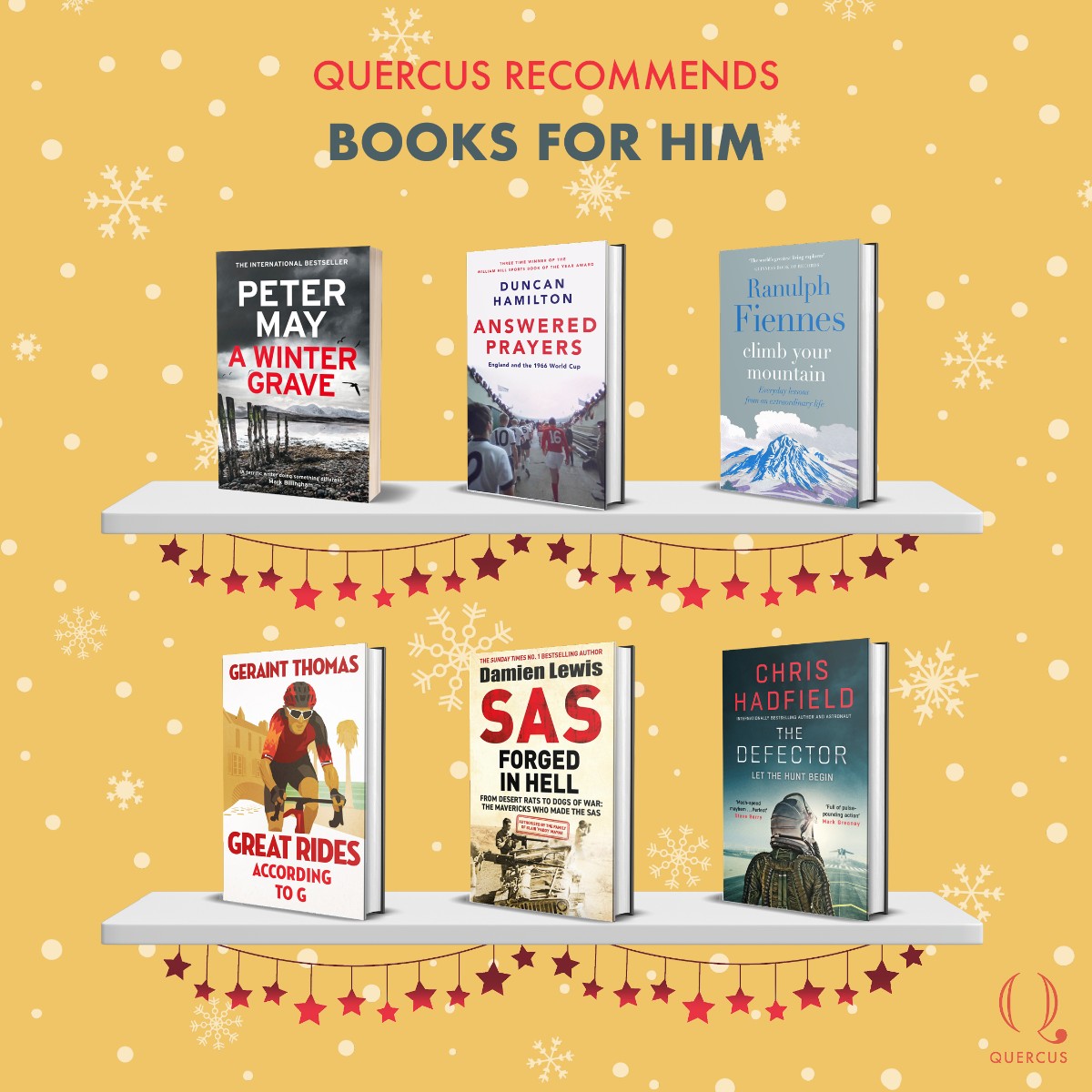 🎁 BOOKS FOR HIM 🎁 Adventure, history, sport, mystery - plenty of options for those who can be hard to choose a Christmas gift for 👀 🔗 brnw.ch/21wF8zh