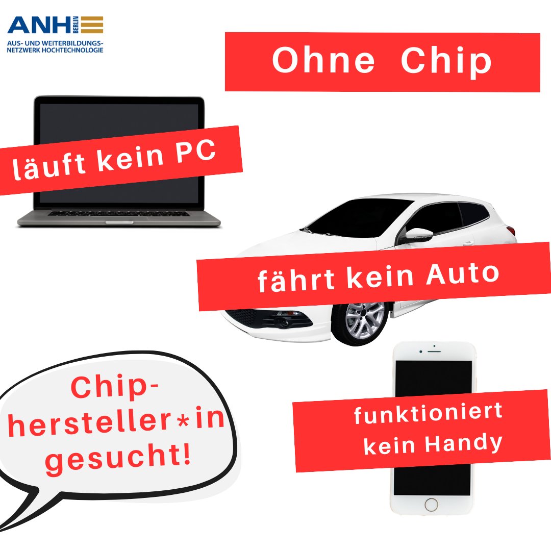 anh_berlin's tweet photo. Willst du den technischen Fortschritt mitgestalten und bei der Entwicklung noch leistungsfähiger Chips dabei sein? Dann bewirb dich hier: https://t.co/mDmdedGixq
#ausbildung2024 #hightech #azubi #mikrotechnologie #anhberlin #ausbildung #berlin-adlershof https://t.co/a9NIcMJ9zW