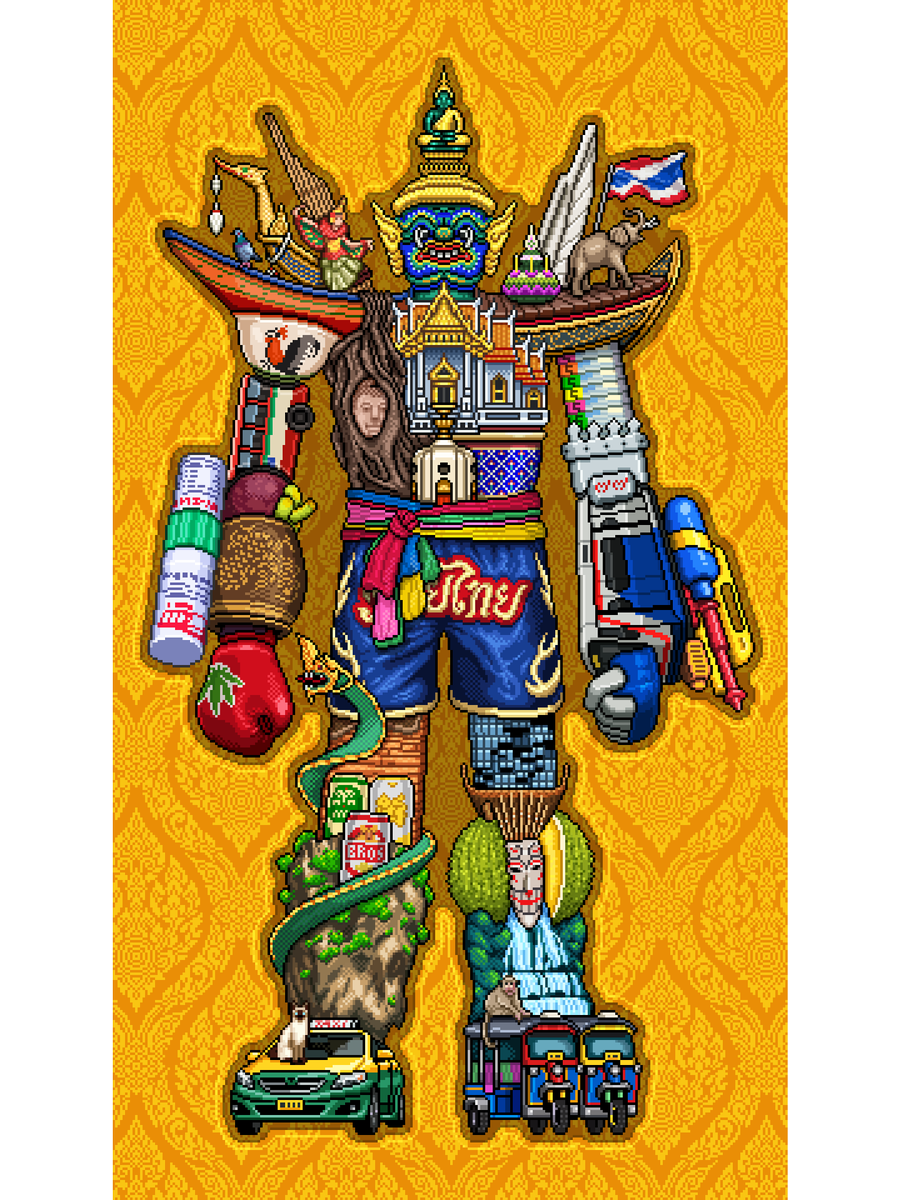 SIAM SPECTRUM🌈
0.1 ETH / 10 Editions
👉 joyn.xyz/asset/245658

My new piece for
Asian Invasion — Thailand 🇹🇭
Presented by Goat Gallery <a href="/NFTgoat_art/">Goat Gallery</a>  

All works from 7 Thai artists 
👉 joyn.xyz/showcase/asian…

A Digital Art exhibition series celebrating the diversity and