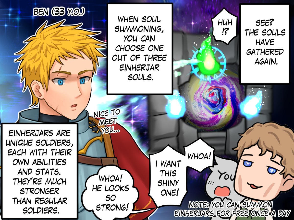 roguewithdeaden's tweet photo. Thank you for waiting! The new update, version 2.0.0, is ready to download. Enter the mysterious tavern and befriend the Einherjars, powerful warrior souls. Keep summoning them to make your troops stronger and stronger!! https://t.co/7ma2XhFIOz