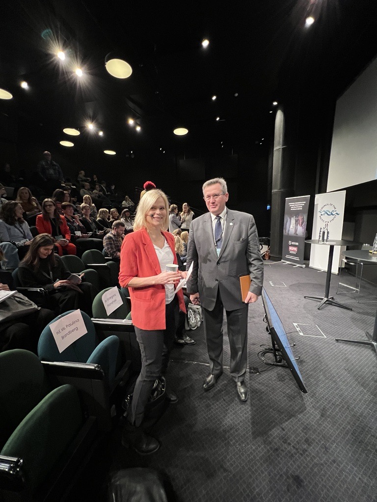 CBSSsecretariat's tweet photo. We’re excited to begin the 2nd day of the European Forum against #HumanTrafficking for #ForcedLabour and #LabourExploitation! 💪

Ms. Paulina Brandberg, @Pau_Brandberg, Swedish Minister for Gender Equality and Working Life, highlights the crucial need to counteract labour exploitation in her impactful welcoming speech.

Together, let's work towards a world without exploitation. 🙌

#LETHB2023 #StopHumanTrafficking #TFTHB  
@jamy_sverige @TFTHB