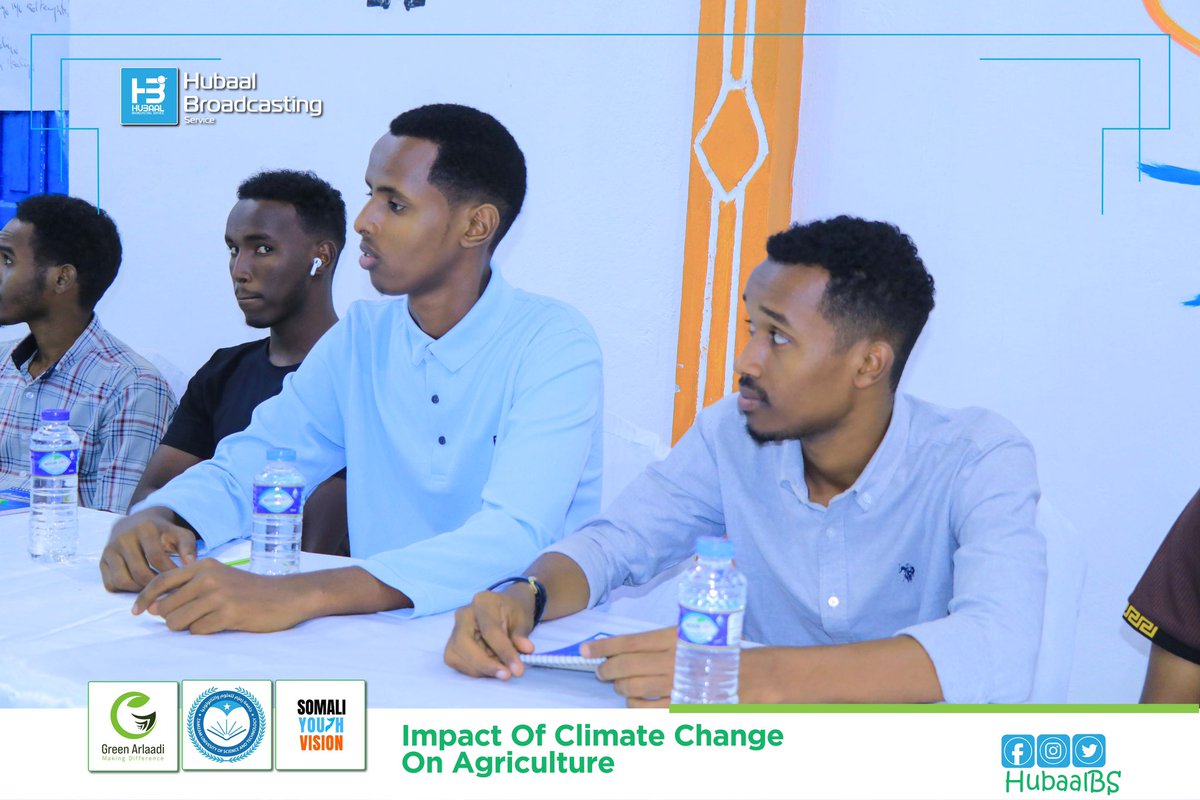greenarlaadi's tweet image. &quot;Let&apos;s harness the power of social media and technology to raise awareness and share solutions. Young #Somalis can use these platforms to advocate for climate action, share success stories, and build a community committed to sustainable agriculture. #TechForClimate