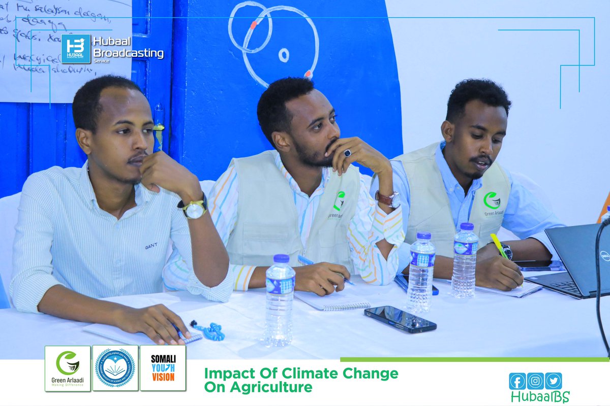 greenarlaadi's tweet image. &quot;Let&apos;s harness the power of social media and technology to raise awareness and share solutions. Young #Somalis can use these platforms to advocate for climate action, share success stories, and build a community committed to sustainable agriculture. #TechForClimate