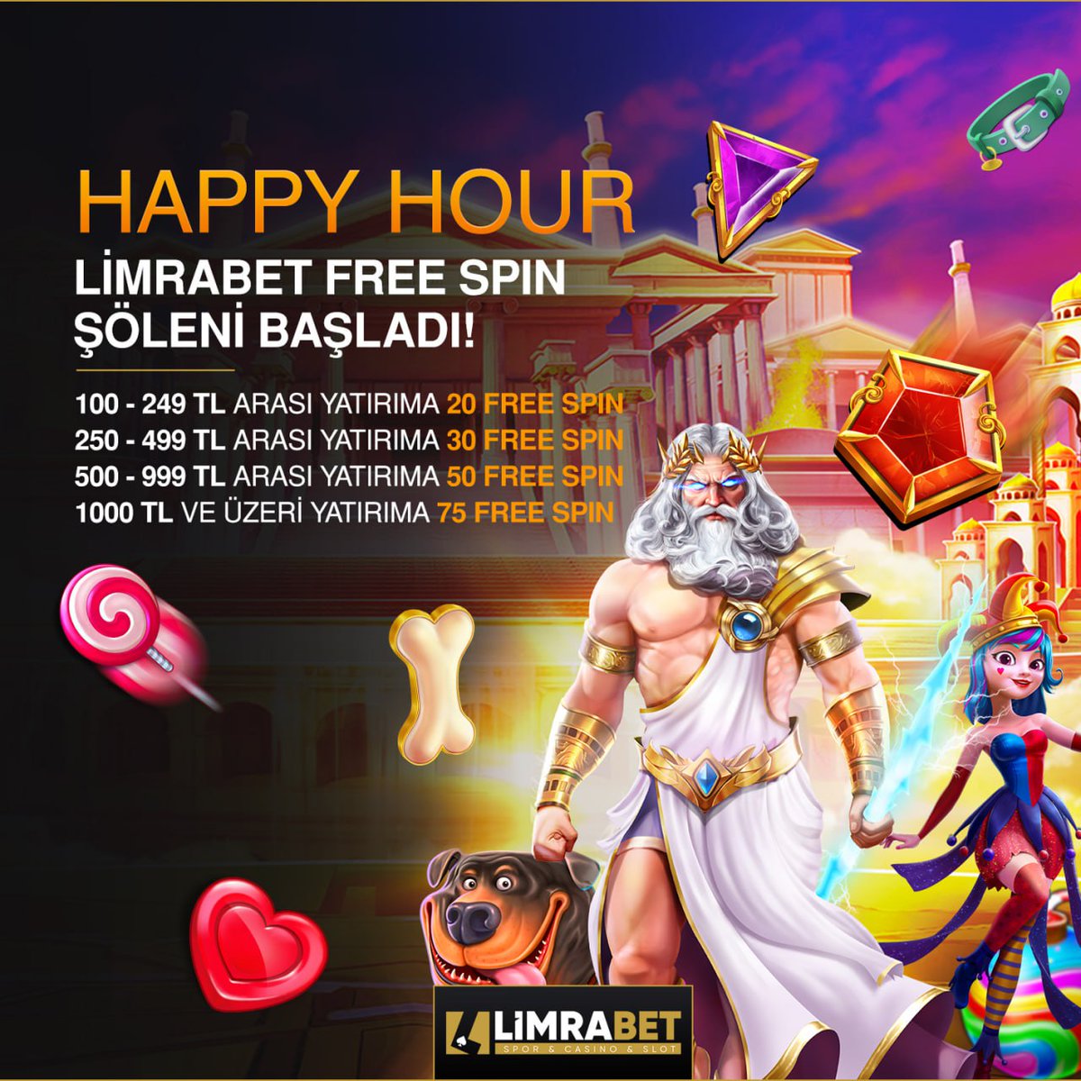 limrasosyal1's tweet photo. 🎉 LİMRABET'TE ŞANSLI SAATLER BAŞLADI!

⚡️ 12:00 - 20:00 ARASI HAPPY HOUR!

🔥 Yatırım ve Kayıp Bonusuna Ek Free Spin!

✅ Gün içerisinde sınırsız faydalanabilirsiniz.

📍 Free Spinler Big Bass Splash™, Mustang Gold ve Starlight Princess™ oyunlarında geçerlidir.

📱 https://t.co/Yp4mYUjQGb