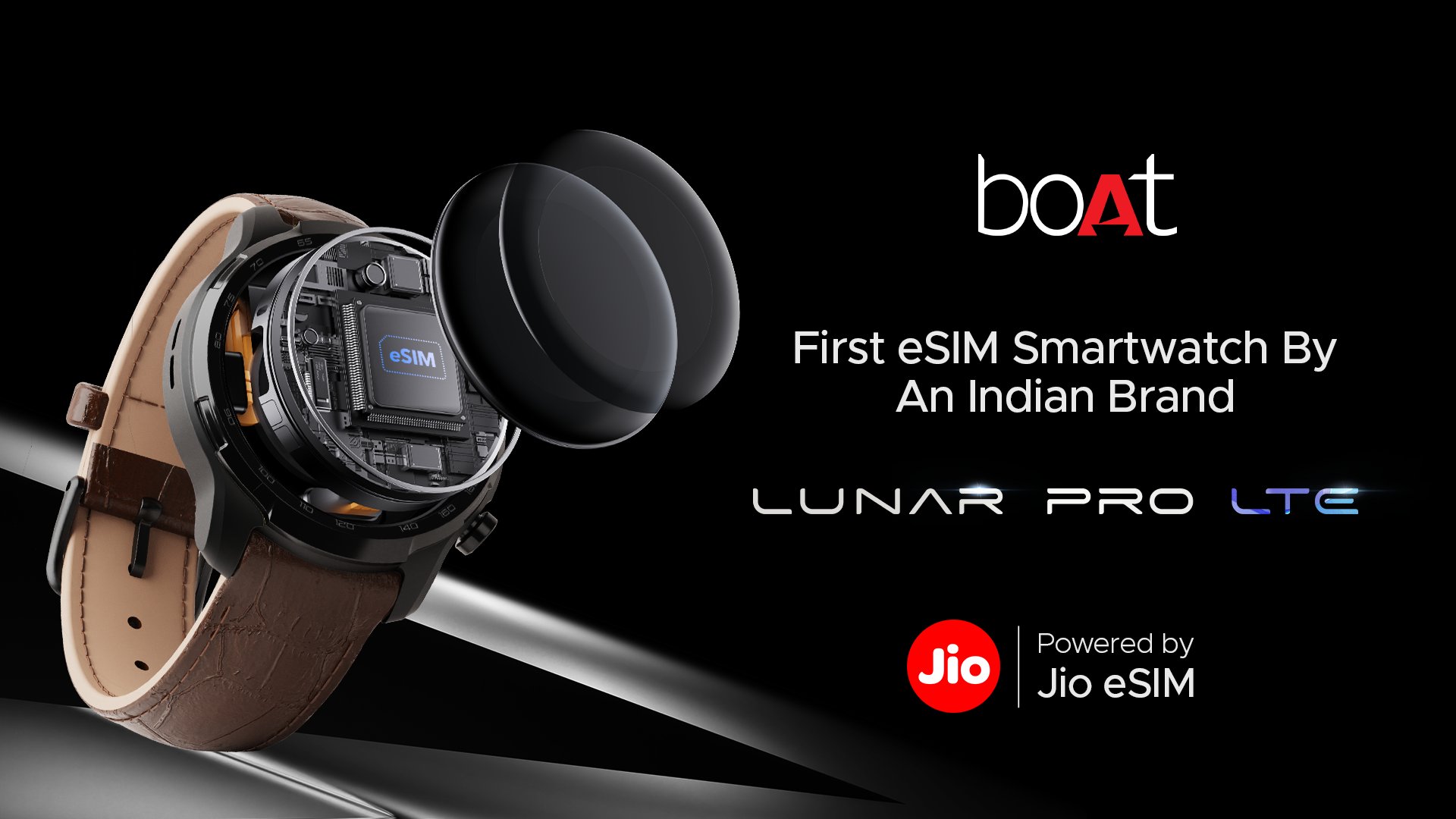 boAt on X: India's first brand to launch LTE Smartwatch💪🏽 Revolutionize  the future of connectivity, SIM-ply from your wrist with Lunar Pro LTE⌚️  Coming Soon  / X