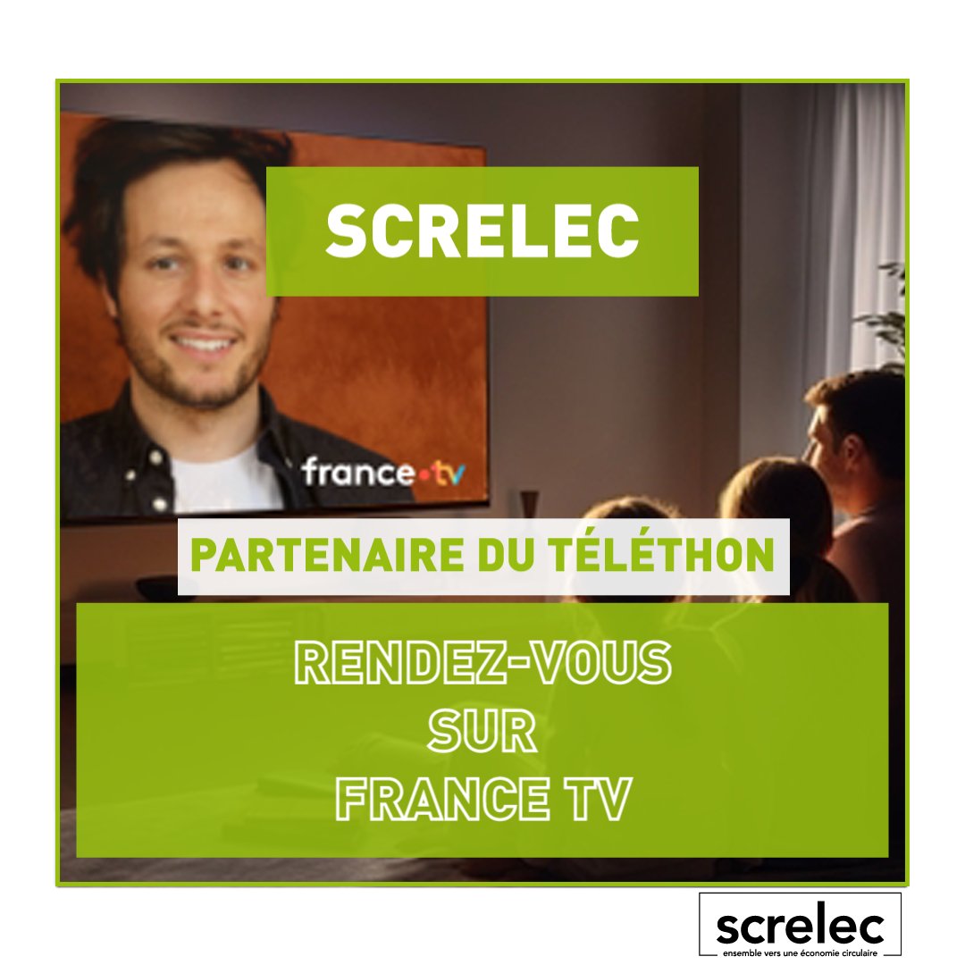 Screlec's tweet image. 🧬C&apos;est parti pour le grand week-end dédié au @Telethon_France !  

📺RDV dès 18h40 pour 30h d&apos;émission sur @FranceTV avec @vianneymusique qui parraine l&apos;édition 2023 🎶  

Toute l&apos;année, notre éco-organisme s&apos;engage avec 1 Pile = 1 Don, de l&apos;énergie pour le #telethon  ! 💪
